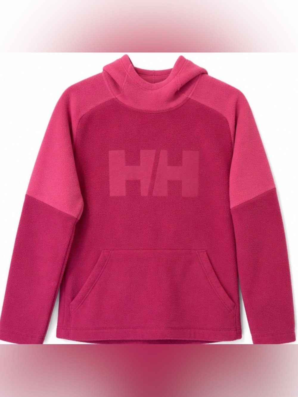 Helly Hansen Two-Tone Pink Crewneck Fleece Sweatshirt